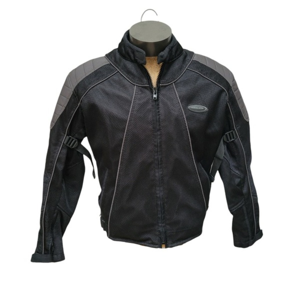 Himalaya Motor Bike Wear Mens Motorcycle Jacket‎ Size Small Black Night Vision
